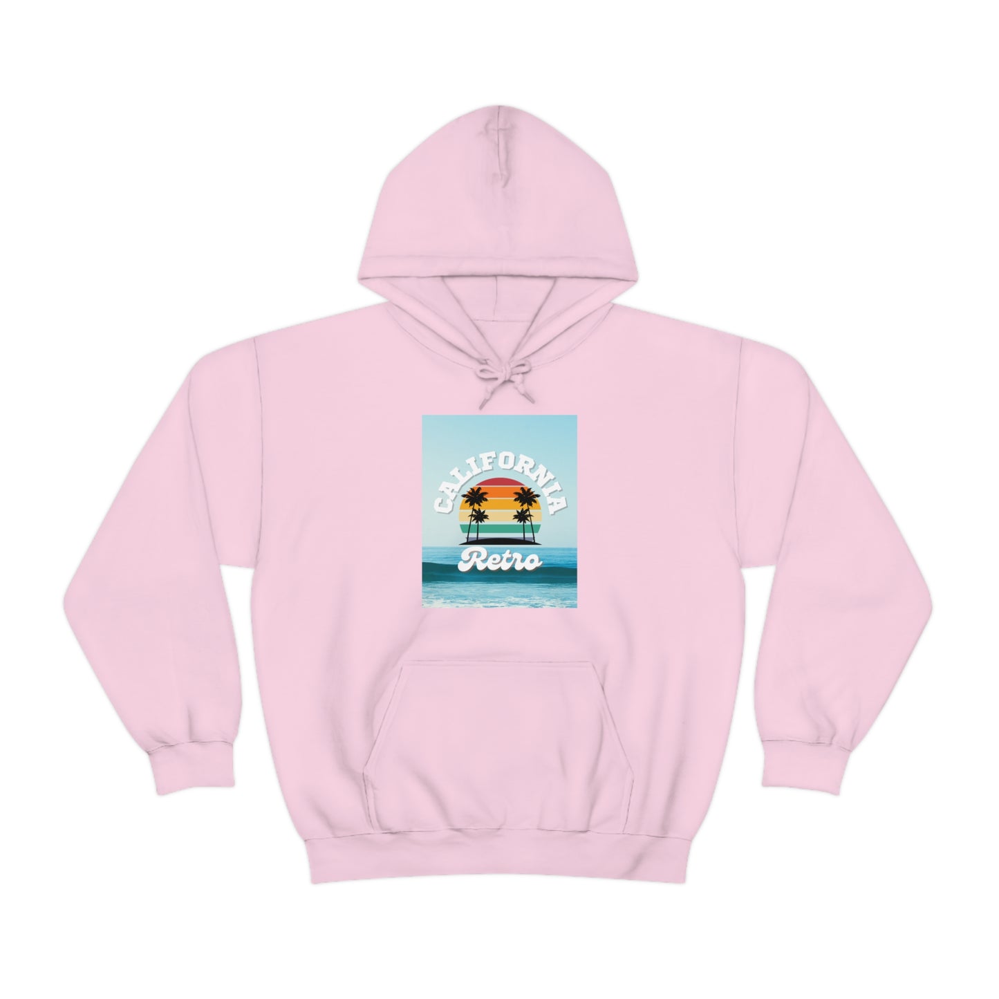 California Retro -Unisex Heavy Blend Hooded Sweatshirt (VARIETY OF COLORS)-“Trendy West Coast Hoodie — Top Pick Streetwear”