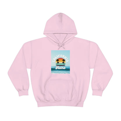 California Retro -Unisex Heavy Blend Hooded Sweatshirt (VARIETY OF COLORS)-“Trendy West Coast Hoodie — Top Pick Streetwear”