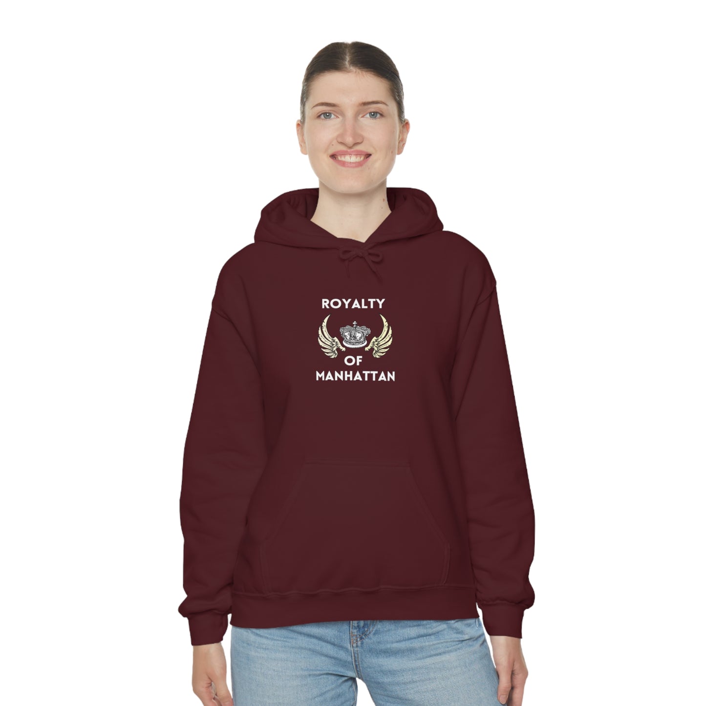 ROYALTY OF MANHATTAN -Unisex Heavy Blend Hooded Sweatshirt (VARIETY OF COLORS) -“Cozy But Make It Streetwear Fancy”