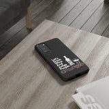 LETS DRINK WINE AND JUDGE-Tough Phone Cases - Fits Most Phone Sizes!! (BLACK)