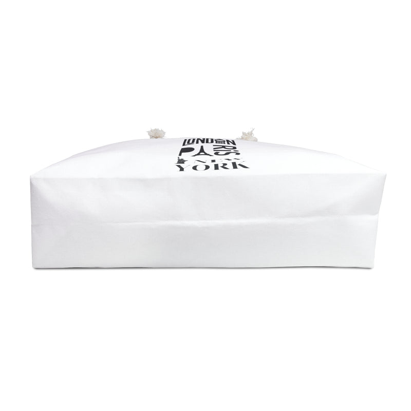 LONDON-PARIS-NEW YORK- Weekender Bag (WHITE)