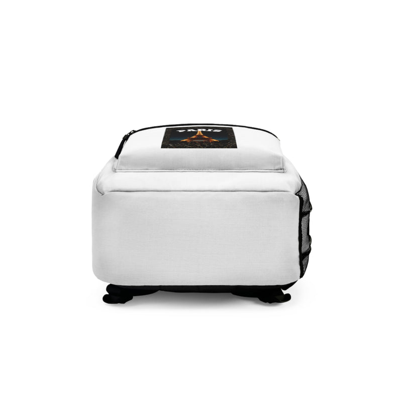 PARIS AT NIGHT -Empire Backpack (WHITE)