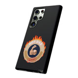 HOT DAD ALERT-Tough Phone Cases - Fits Most Phone Sizes!! (BLACK)