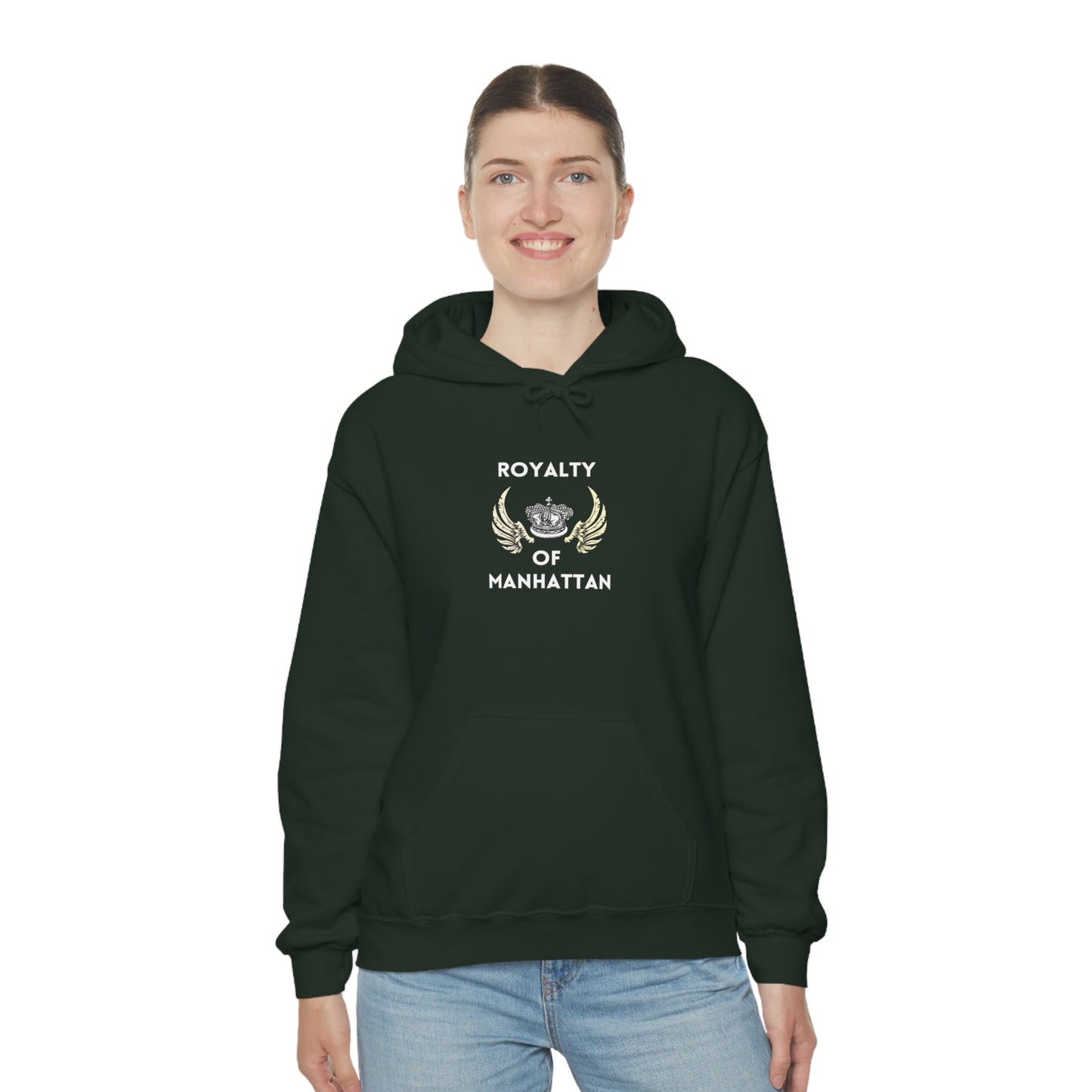 ROYALTY OF MANHATTAN -Unisex Heavy Blend Hooded Sweatshirt (VARIETY OF COLORS) -“Cozy But Make It Streetwear Fancy”