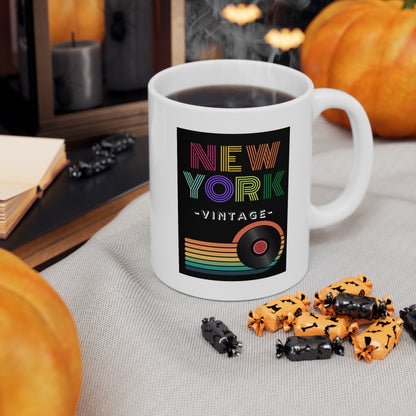 NEW YORK VINTAGE- Ceramic Mug 11oz