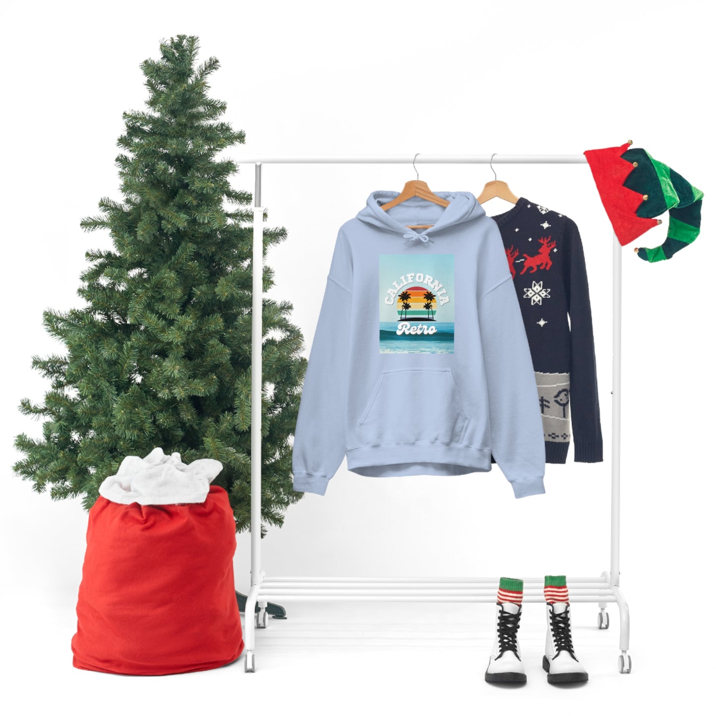 California Retro Hooded Sweatshirt