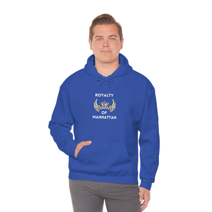ROYALTY OF MANHATTAN -Unisex Heavy Blend Hooded Sweatshirt (VARIETY OF COLORS) -“Cozy But Make It Streetwear Fancy”