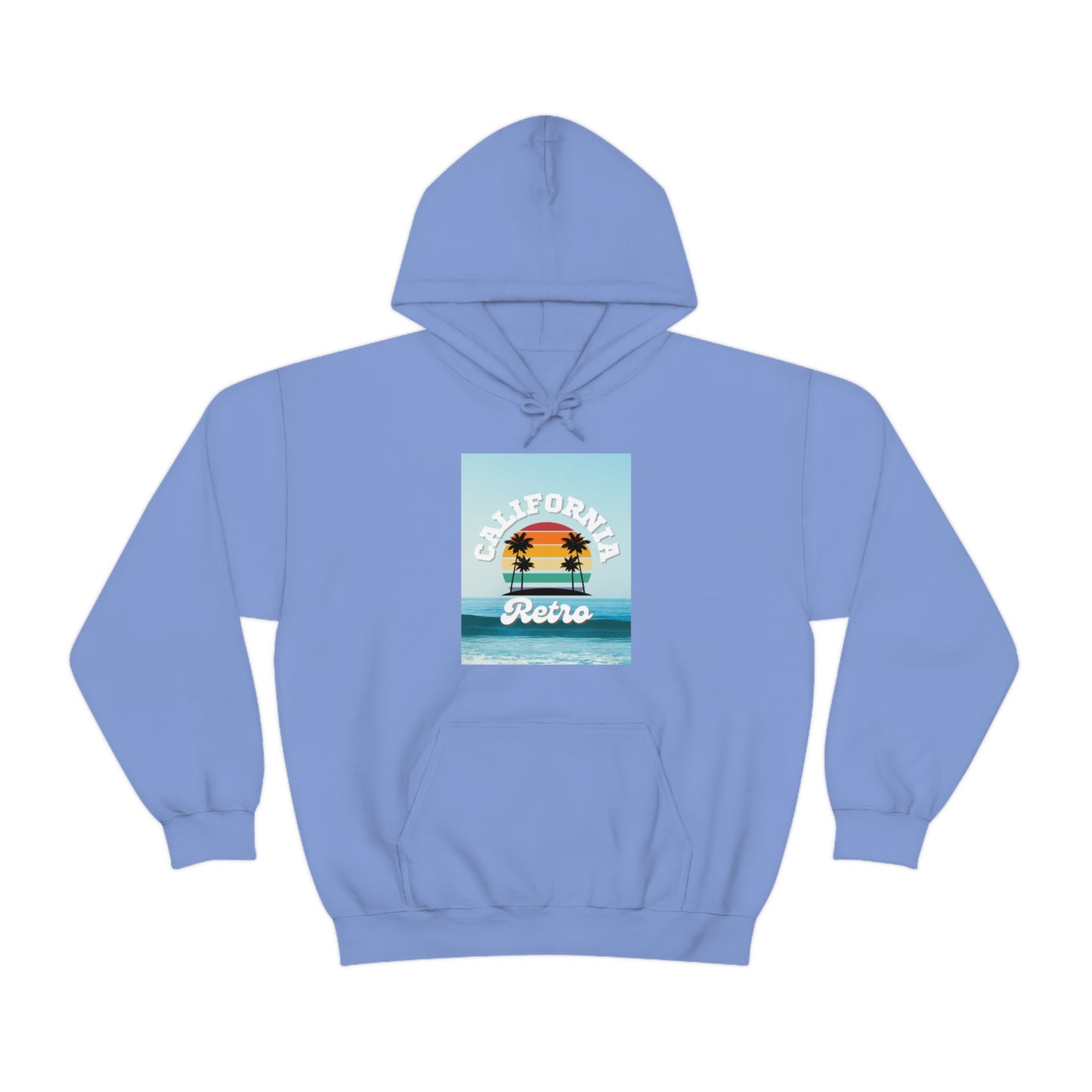 California Retro -Unisex Heavy Blend Hooded Sweatshirt (VARIETY OF COLORS)-“Trendy West Coast Hoodie — Top Pick Streetwear”