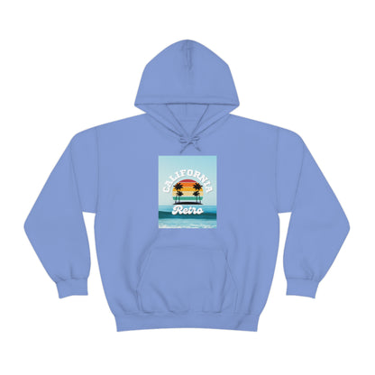 California Retro -Unisex Heavy Blend Hooded Sweatshirt (VARIETY OF COLORS)-“Trendy West Coast Hoodie — Top Pick Streetwear”