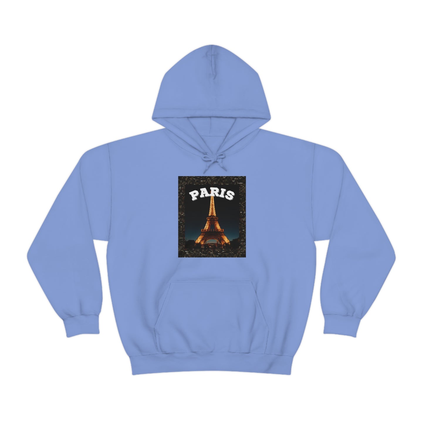 Paris At Night -Unisex Heavy Blend Hooded Sweatshirt (VARIETY OF COLORS)-“Oversized Hoodie With Rizz — Trending Streetwear”