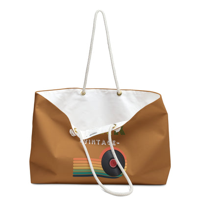 NEW YORK VINTAGE- Weekender Bag (LIGHT BROWN)-Our Top Rated Fashion Essential"