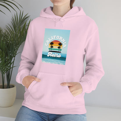 California Retro -Unisex Heavy Blend Hooded Sweatshirt (VARIETY OF COLORS)-“Trendy West Coast Hoodie — Top Pick Streetwear”